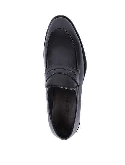 Мужские туфли Miguel Miratez кожаные черные - фото 2 - Miraton