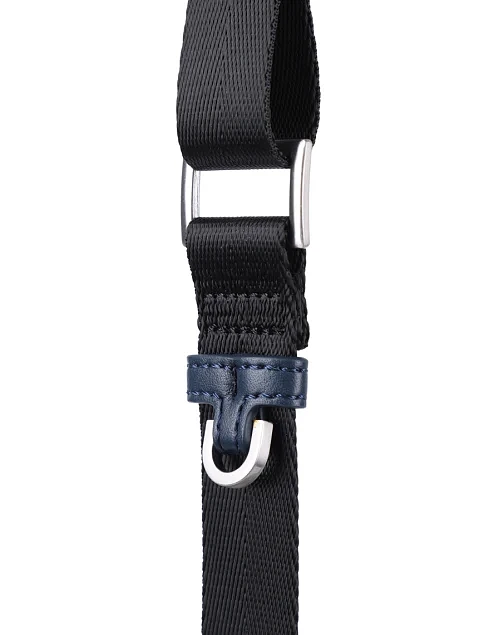 Мужская сумка кросс-боди Guess из экокожи серая - фото 4 - Miraton