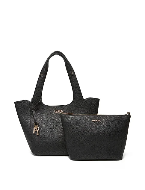 Женская сумка из экокожи черная - фото 1 - Miraton