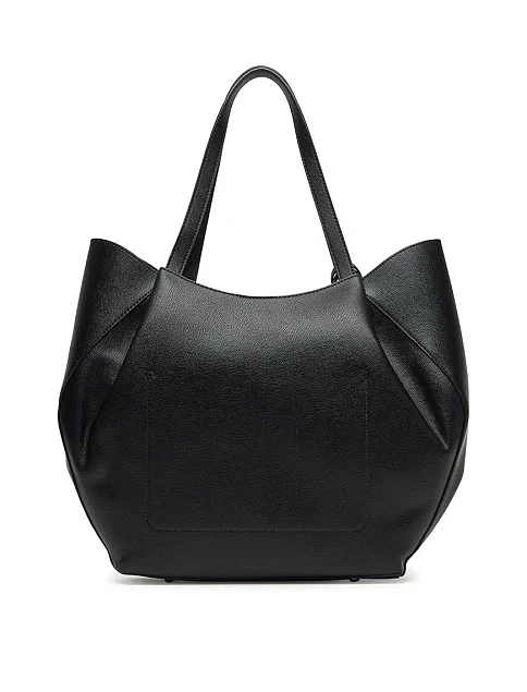 Женская сумка из экокожи черная - фото 4 - Miraton