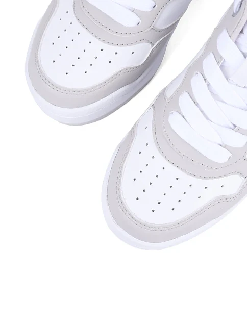 Женские кеды Guess из экокожи белые - фото 5 - Miraton