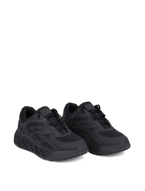 Жіночі кросівки Guess з екошкіри чорні - фото 3 - Miraton