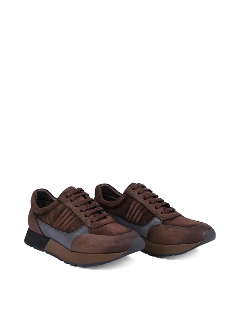 Чоловічі кросівки MIRATON шкіряні руді - фото 3 - Miraton