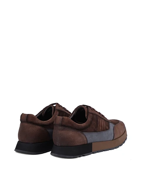 Чоловічі кросівки MIRATON шкіряні руді - фото 4 - Miraton