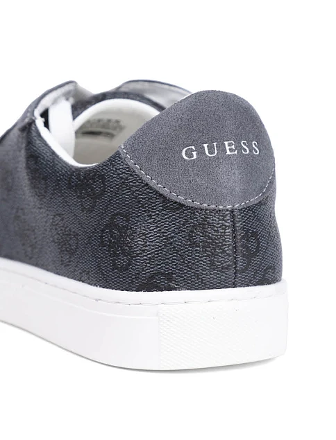 Мужские кеды Guess из экокожи серые - фото 5 - Miraton