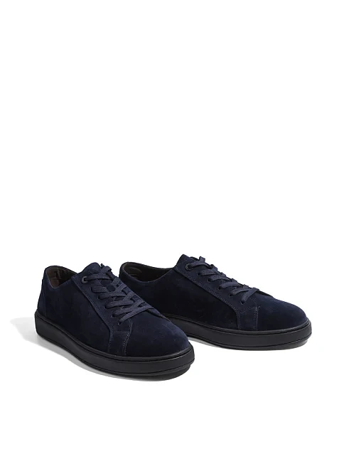 Чоловічі кеди MIRATON замшеві сині - фото 3 - Miraton