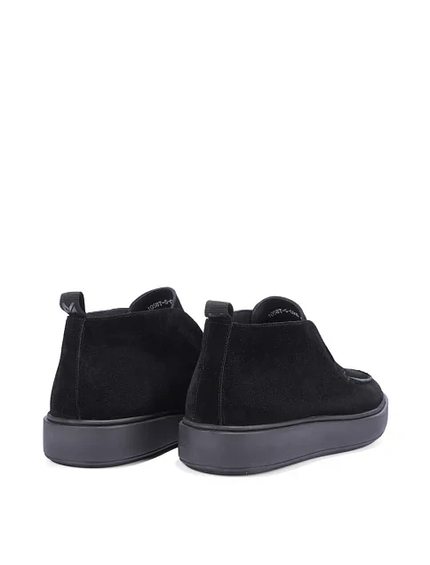 Мужские ботинки Miguel Miratez замшевые черные - фото 4 - Miraton