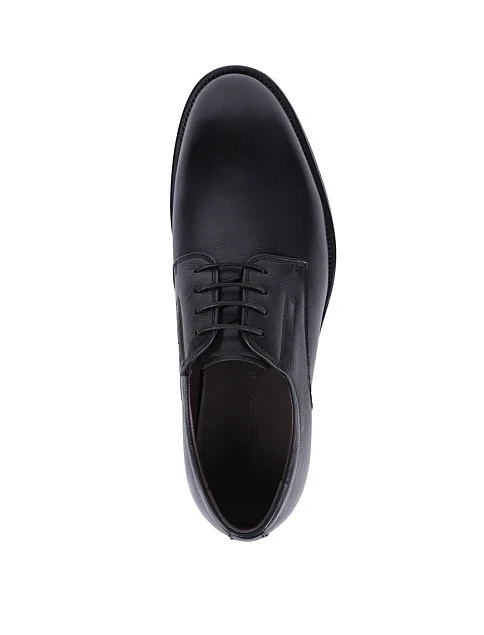 Мужские туфли Miguel Miratez кожаные черные - фото 5 - Miraton