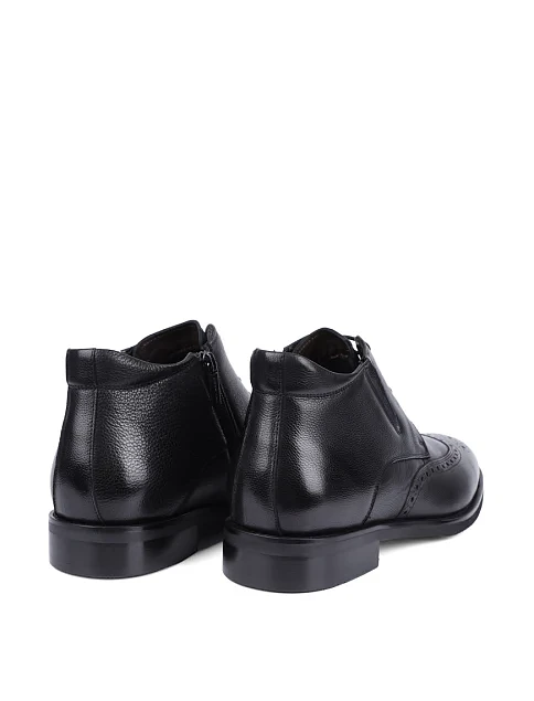 Мужские ботинки Miguel Miratez кожаные черные - фото 4 - Miraton