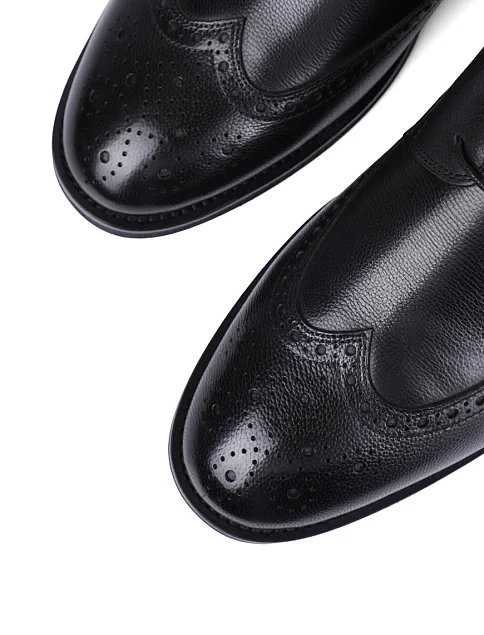 Мужские ботинки Miguel Miratez кожаные черные - фото 5 - Miraton