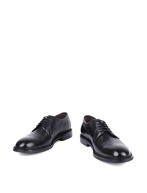 Чоловічі туфлі Miguel Miratez шкіряні чорні - фото 5 - Miraton