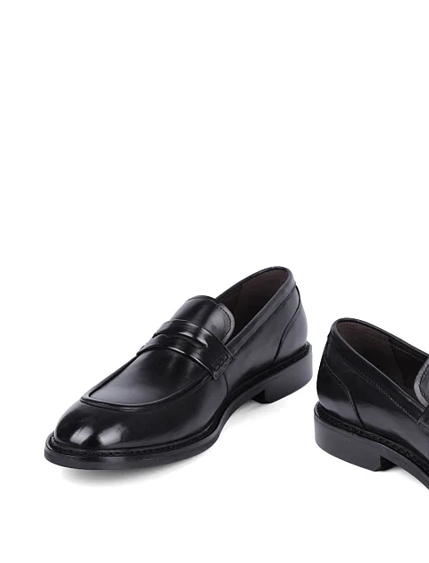 Мужские туфли Miguel Miratez кожаные черные - фото 2 - Miraton