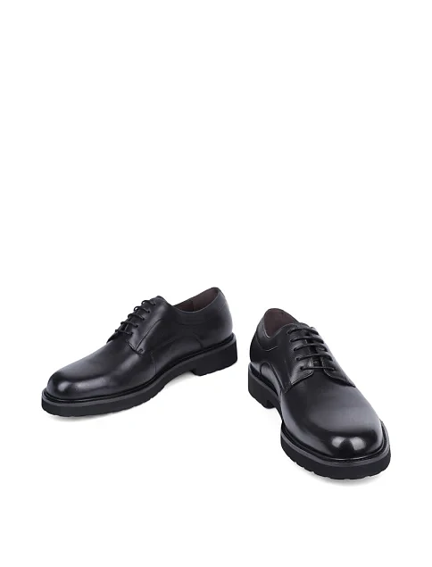 Чоловічі туфлі Miguel Miratez шкіряні чорні - фото 5 - Miraton