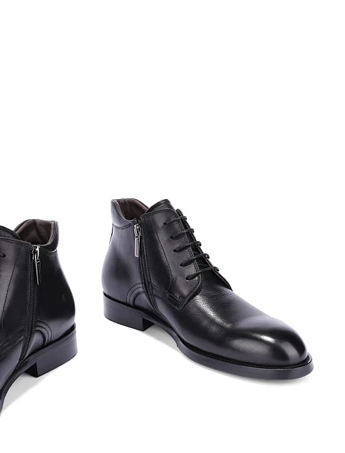 Мужские ботинки Miguel Miratez кожаные черные - фото 2 - Miraton