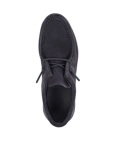 Мужские туфли Miguel Miratez замшевые серые - фото 2 - Miraton