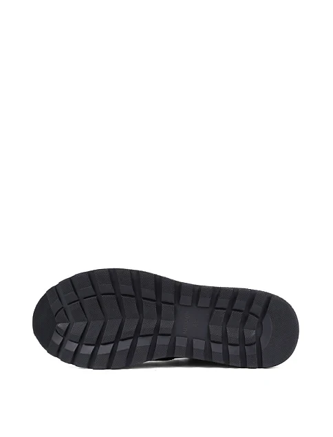 Мужские кроссовки MIRATON кожаные черные - фото 2 - Miraton