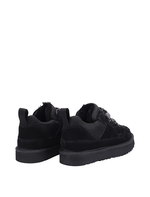 Мужские угги замшевые черные - фото 4 - Miraton