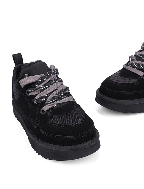 Мужские угги замшевые черные - фото 5 - Miraton