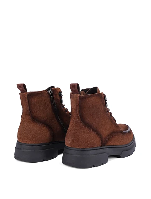 Чоловічі черевики замшеві бежеві - фото 4 - Miraton