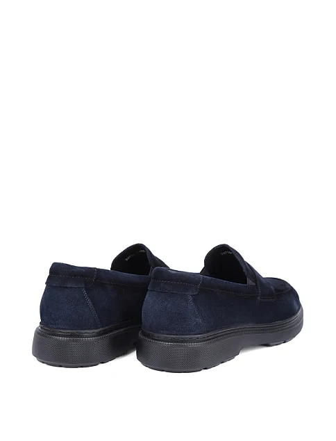 Мужские туфли Miguel Miratez замшевые синие - фото 4 - Miraton