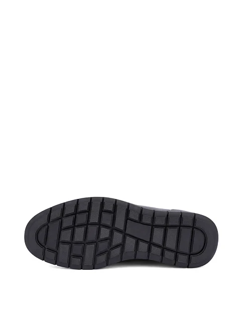 Мужские ботинки кожаные черные - фото 2 - Miraton