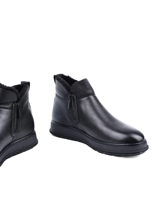 Мужские ботинки Miguel Miratez кожаные черные - фото 2 - Miraton