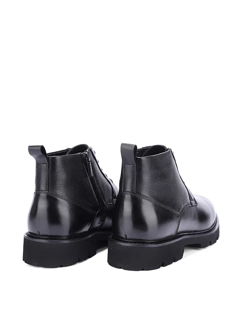 Мужские ботинки Miguel Miratez кожаные черные - фото 4 - Miraton