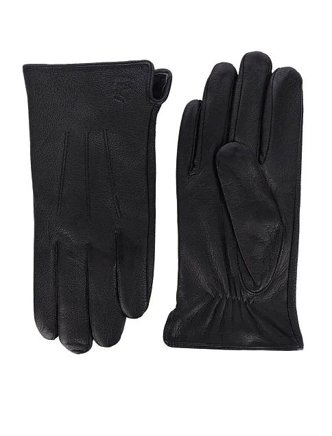 Перчатки кожаные черные - фото 1 - Miraton