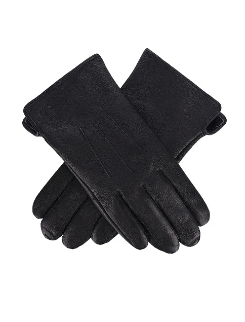 Перчатки кожаные черные - фото 2 - Miraton