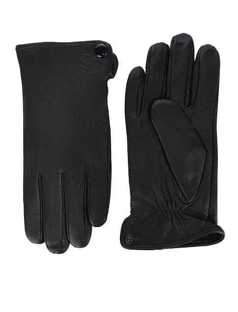 Перчатки кожаные черные - фото 1 - Miraton