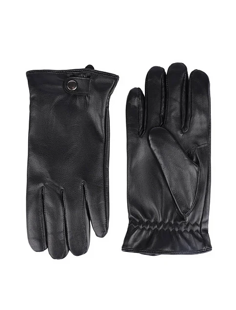 Перчатки кожаные черные - фото 1 - Miraton