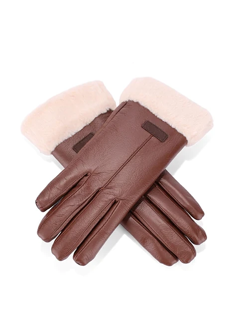 Рукавички тканинні коричневі - фото 2 - Miraton