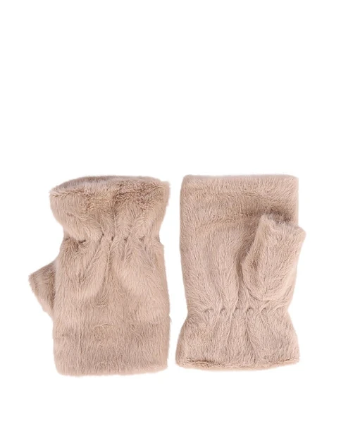 Рукавички зі штучного хутра білі - фото 1 - Miraton