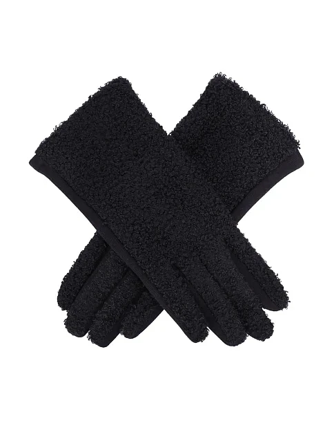 Рукавички тканинні чорні - фото 2 - Miraton