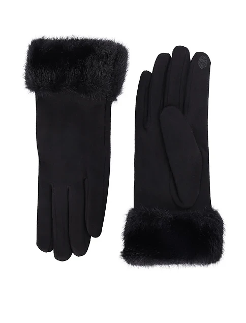 Рукавички тканинні чорні - фото 1 - Miraton