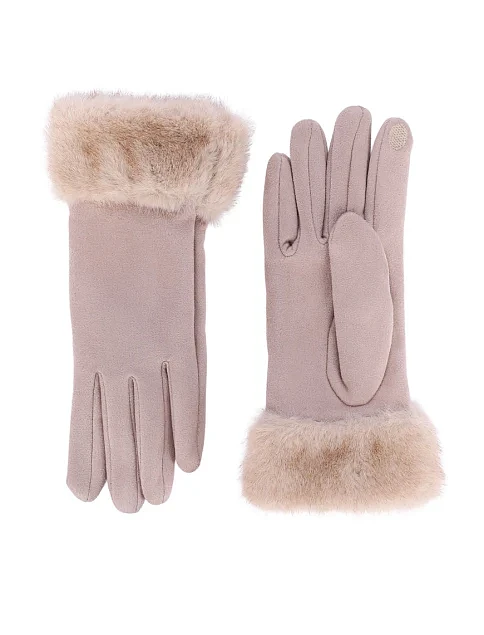 Рукавички тканинні бежеві - фото 1 - Miraton