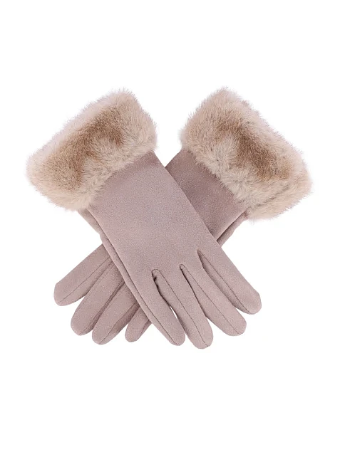 Рукавички тканинні бежеві - фото 2 - Miraton