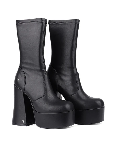 Жіночі черевики WINDSOR SMITH шкіряні чорні - фото 2 - Miraton