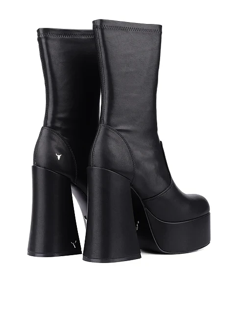 Жіночі черевики WINDSOR SMITH шкіряні чорні - фото 3 - Miraton