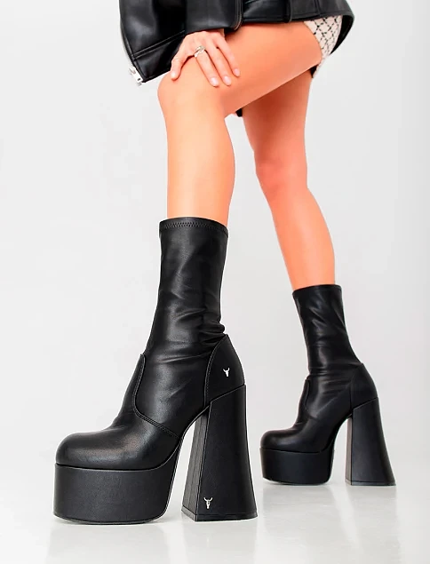 Жіночі черевики WINDSOR SMITH шкіряні чорні - фото 6 - Miraton