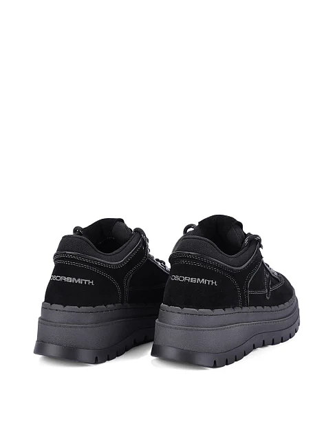 Женские кроссовки WINDSOR SMITH велюровые черные - фото 5 - Miraton