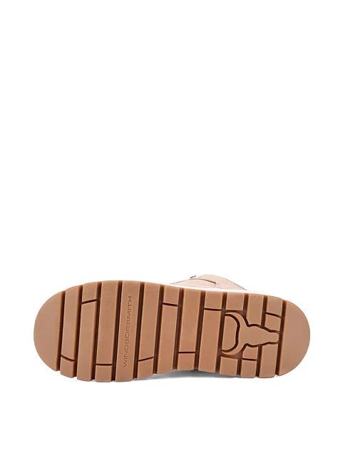 Женские кроссовки WINDSOR SMITH велюровые бежевые - фото 4 - Miraton