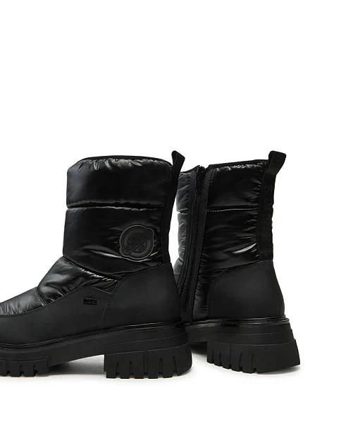 Женские ботинки кожаные черные - фото 5 - Miraton