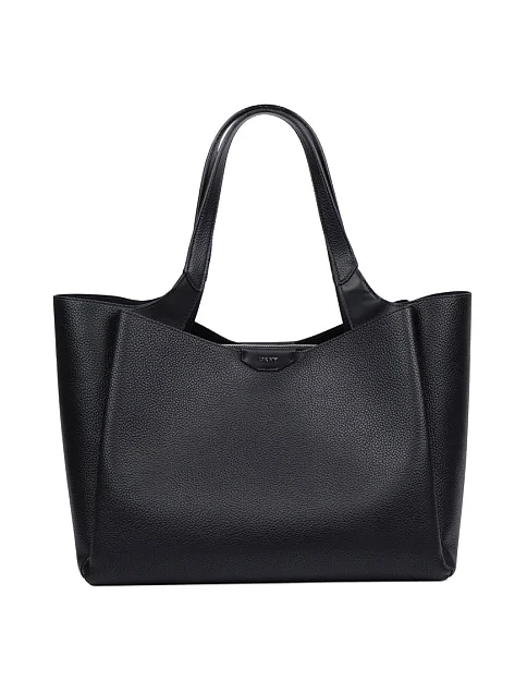 Женская сумка тоут из экокожи черная - фото 1 - Miraton