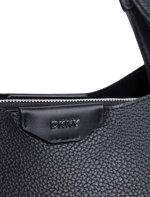 Женская сумка тоут из экокожи черная - фото 4 - Miraton