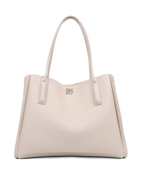 Женская сумка тоут из экокожи бежевая - фото 1 - Miraton