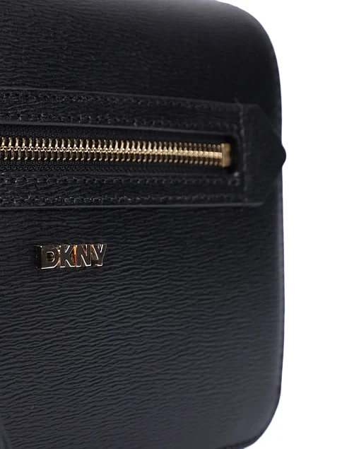 Женская сумка кросс-боди кожаная черная - фото 4 - Miraton