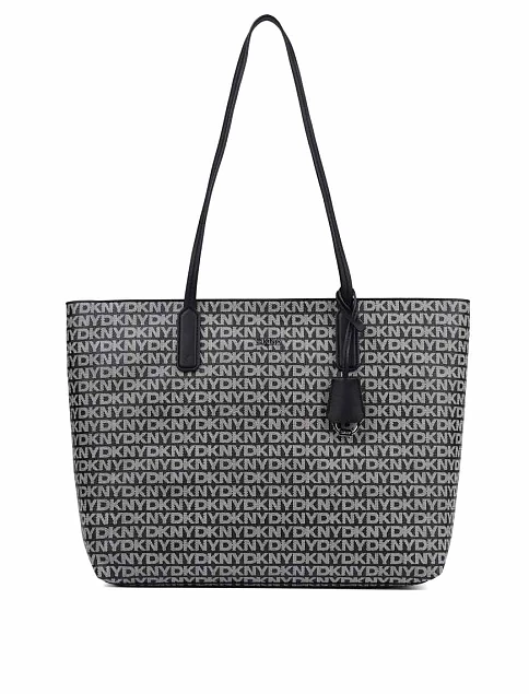 Женская сумка тоут из экокожи черная - фото 2 - Miraton