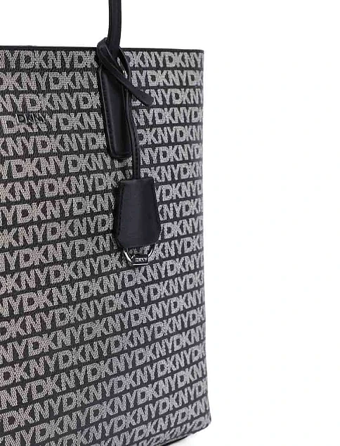 Женская сумка тоут из экокожи черная - фото 5 - Miraton