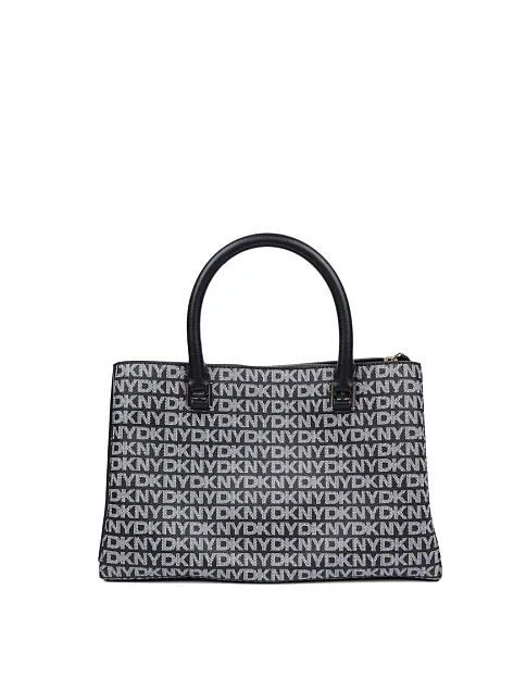 Женская сумка тоут из экокожи черная - фото 3 - Miraton